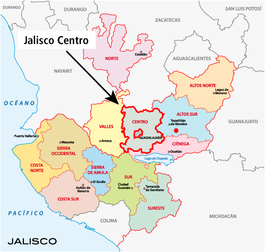 Jalisco Centro Tequila region