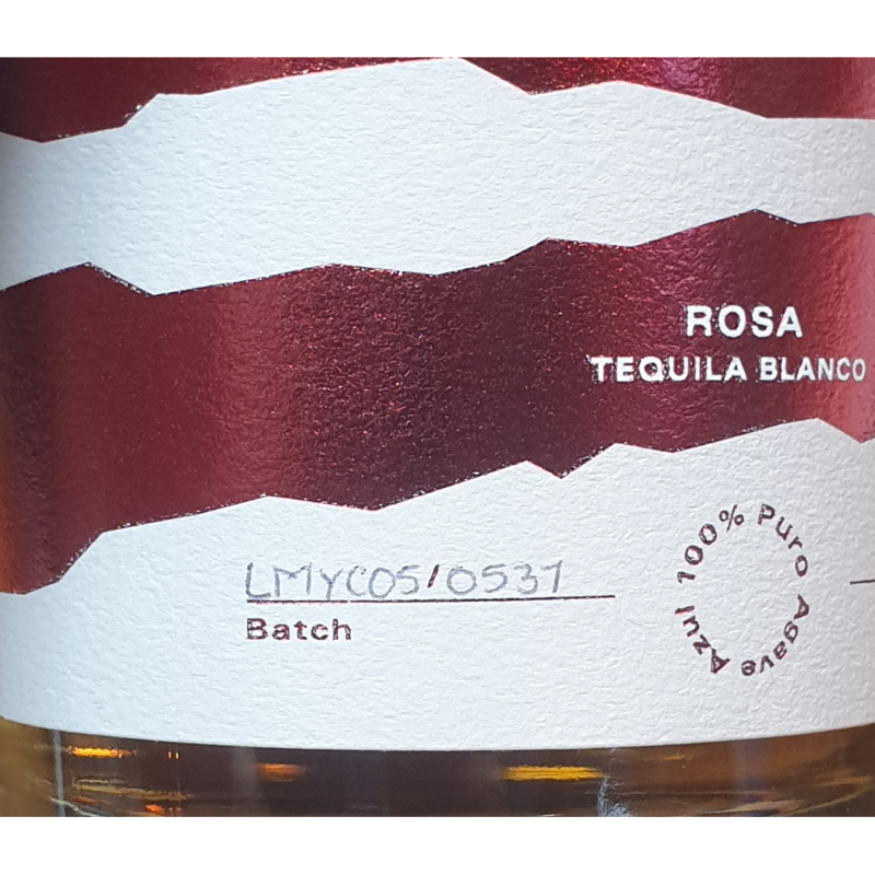 Mayaciel Tequila Rosa. Alle flasker er nummererede og unikke