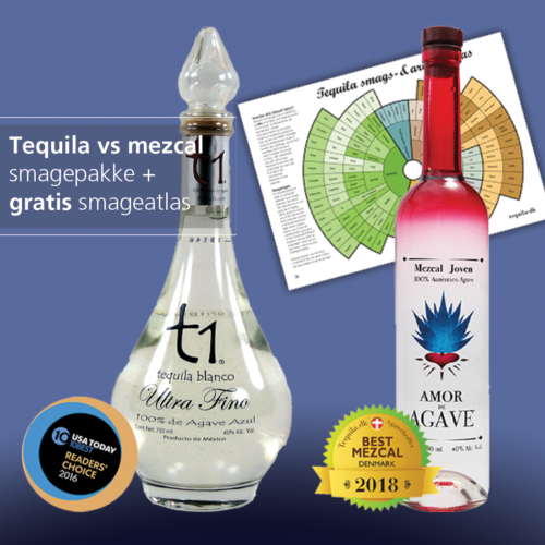 Tequila vs Mezcal smagepakke