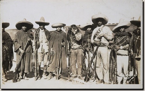 Mexicanske oprørere fra den mexicanske revolution